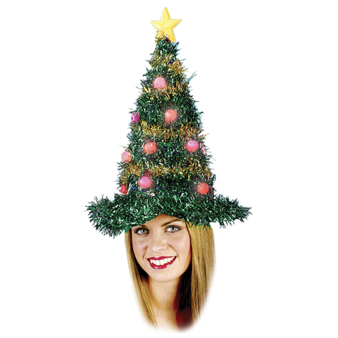Christmas Tree Hat Light Up