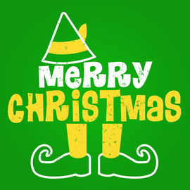 Elf Legs Merry Christmas Crewneck Sweatshirt