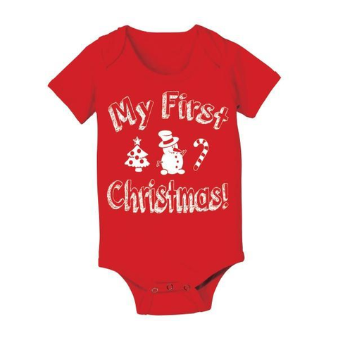 Baby My First Christmas Baby One Piece