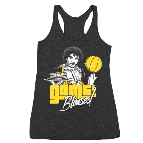 Game Blouses Racer Back Tri-Blend Tank Top